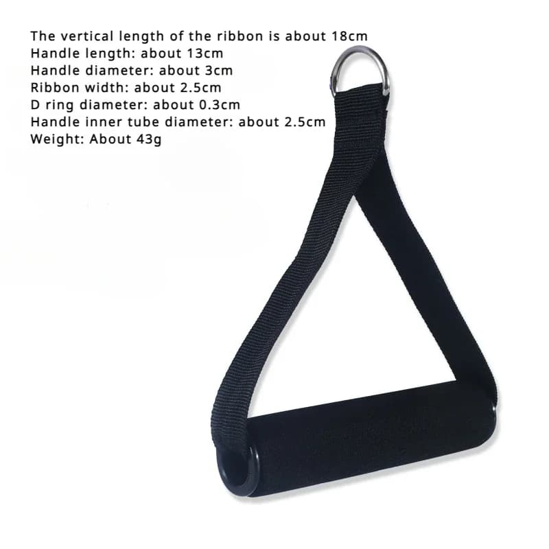 1 pair of pull rope handles, handles for anti-slip exercises for resistance bands, fitness training accessories for yoga hammock