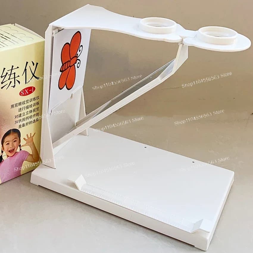 Kit per Terapia Visiva Stereoscopica per Allenamento dell'Ambliopia e Test della Visione Binoculare, per Uso Domestico o Clinico