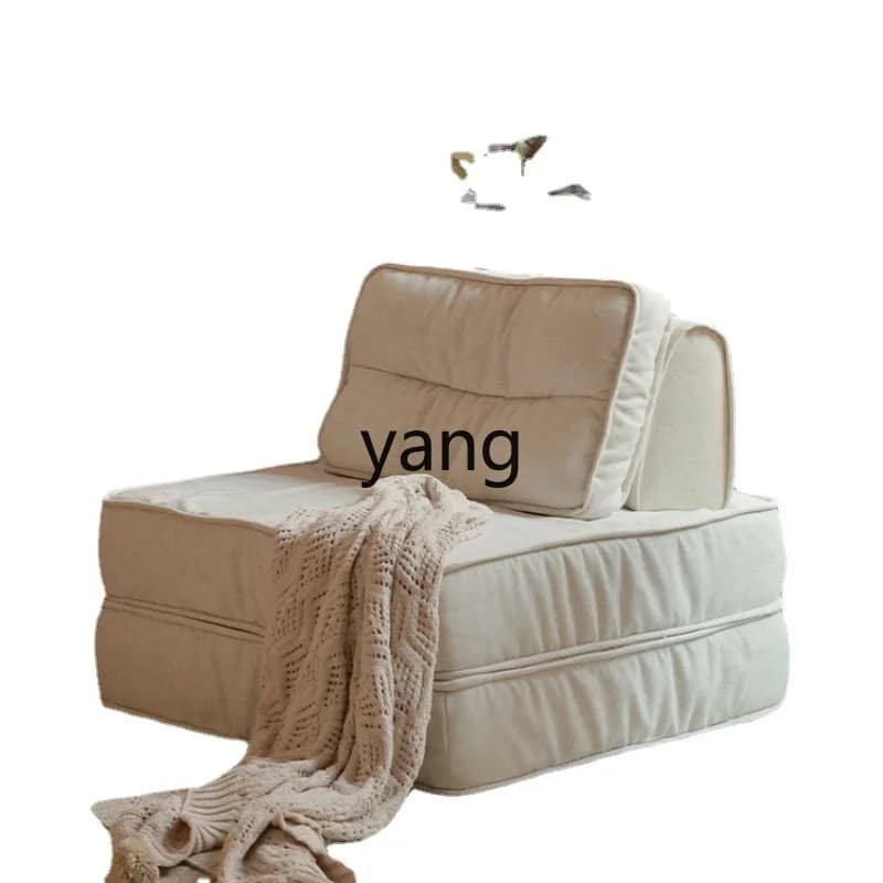 Yjq， Simple Module Sofa Combination Small Apartment Living Room Removable Washable Tofu Block Sofa