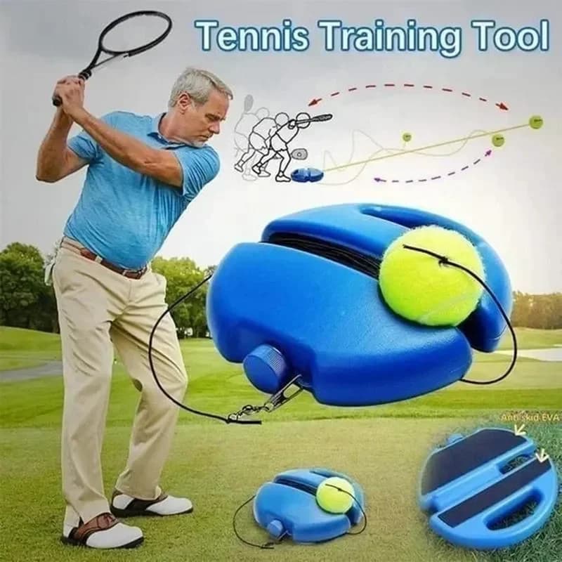 Dispositivo per la pratica del tennis Dispositivo per l'allenamento del partner Dispositivo per lo sparring Base per l'allenamento del tennis resistente con palla in corda elastica