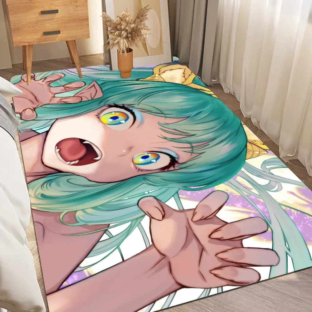 Urusei Yatsura Anime tappetino tappetino rettangolo antiscivolo casa morbido Badmat porta d'ingresso Indoor Outdoor Mat Hotel Decor Mat