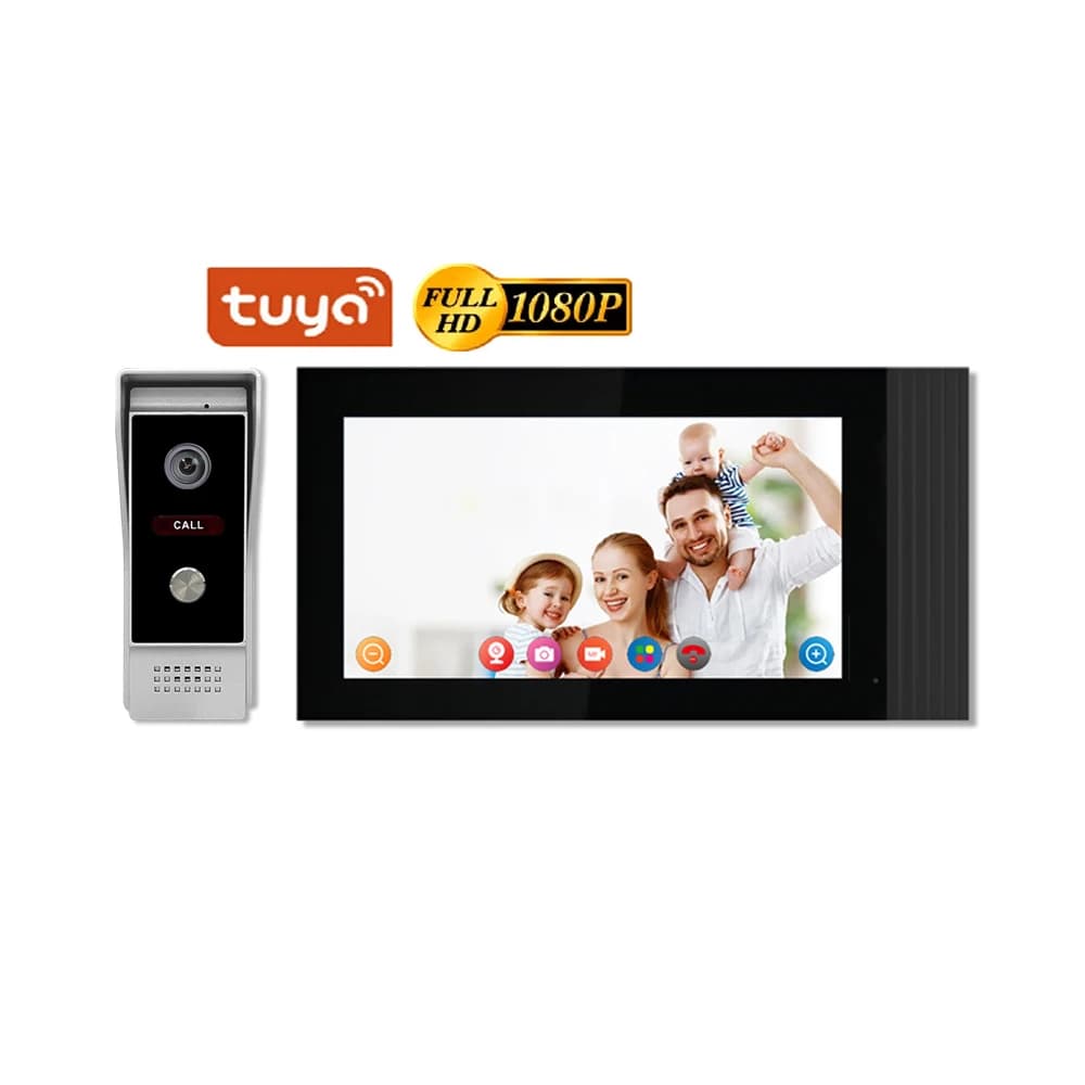 Videocitofono con 4 porte cablate Wifi Smart Video campanello citofono wireless con Wifi per Home Office