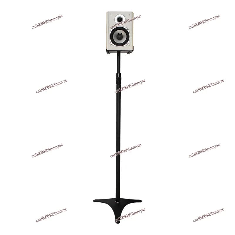 Staffa da pavimento per altoparlante surround, staffa audio satellitare per home theater, ripiano di sollevamento, treppiede telescopico in metallo