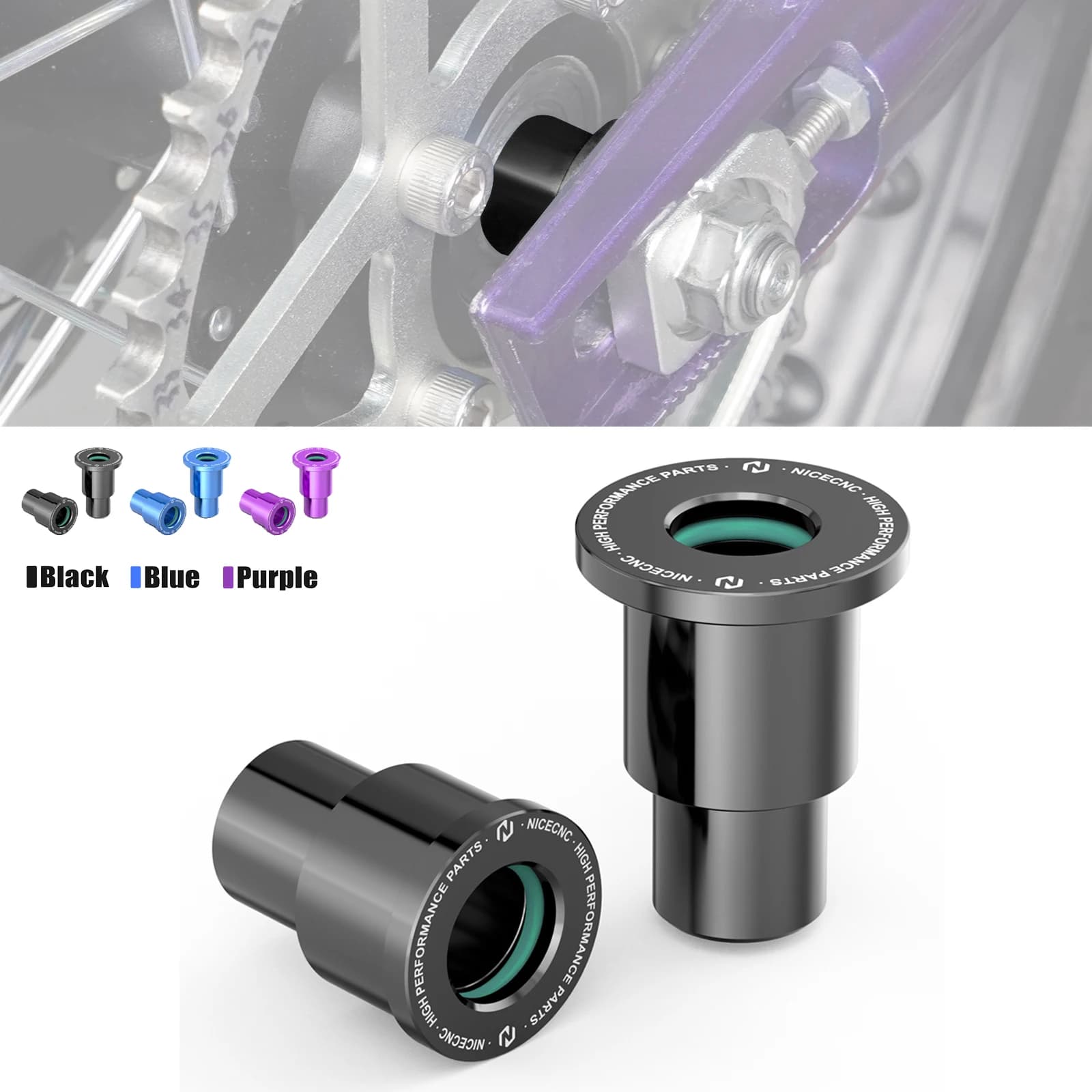 NICECNC For Surron Light Bee X Distants Wheel Rear Collars Hub For Sur-Ron Light Bee S L1E Segway X160 X260 Electric Dirt Bike