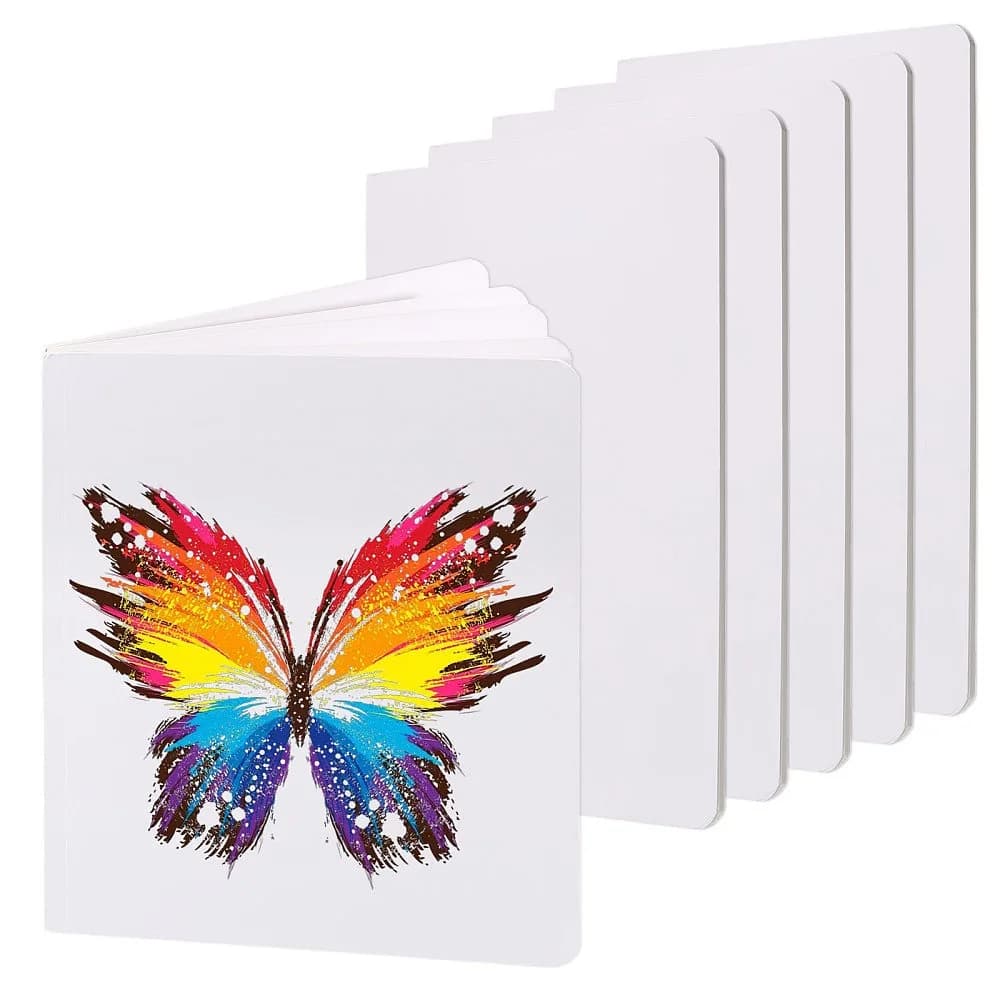 5 Sheets A4 Art Drawing Sketch Book Blank Notebook Rectangle White 295x210x5.5mm