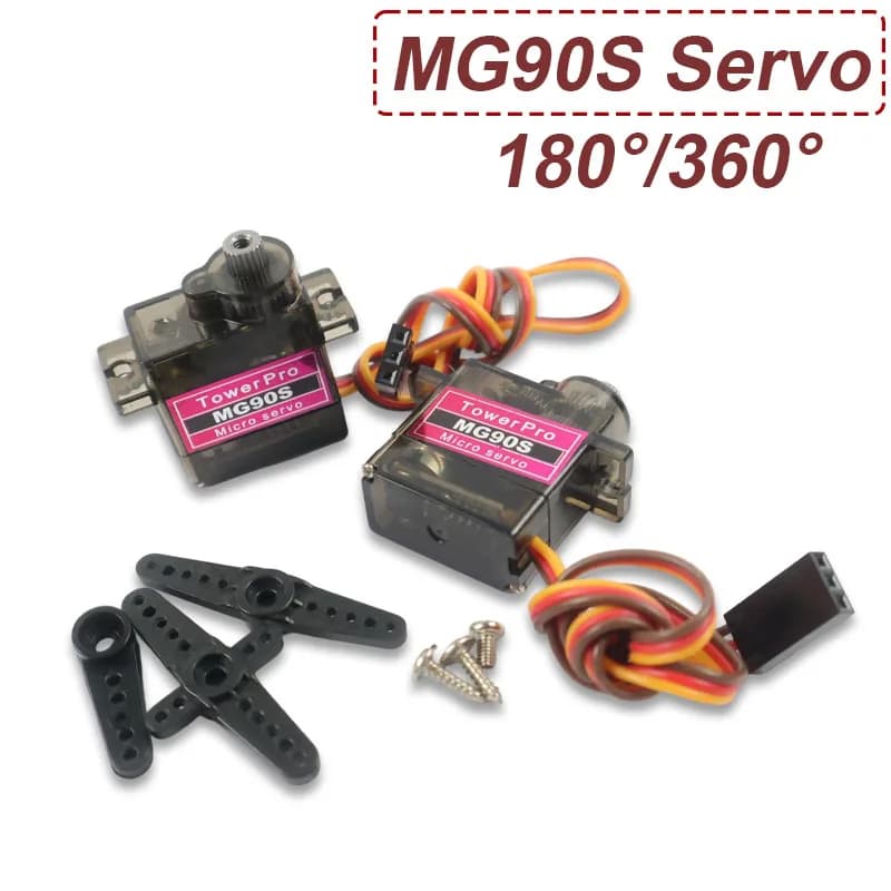 1/2/4Pcs SG90 MG90S 9g Digital Mini Micro Servo 180/360Degree for Rc Helicopter Airplane Mini Boat Car MG909G Trex 450 RC Robot