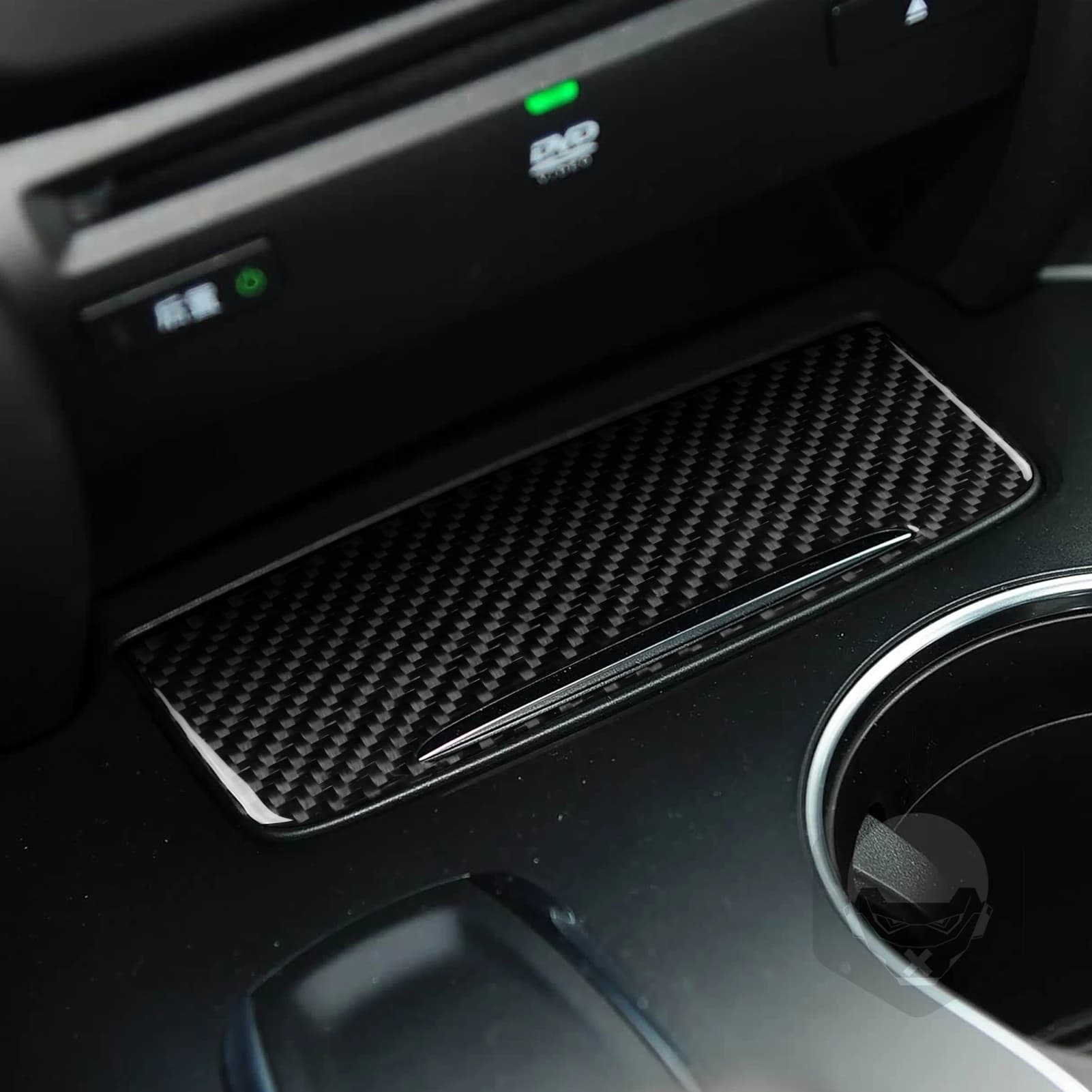 For Acura MDX 2014–2020 Gear Shift Position Panel Cover Trim Real Soft Carbon Fiber car Interior Accessories Decorative Stickers