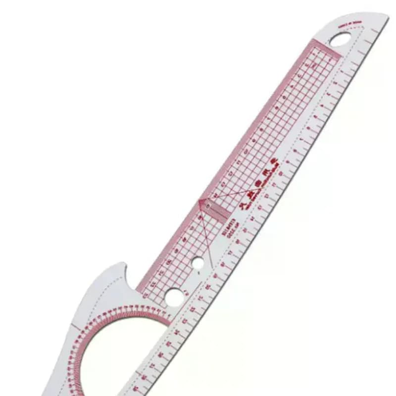 Multi-function Plastic French Curve Sewing Ruler Easy Curve Ruler for Knitters