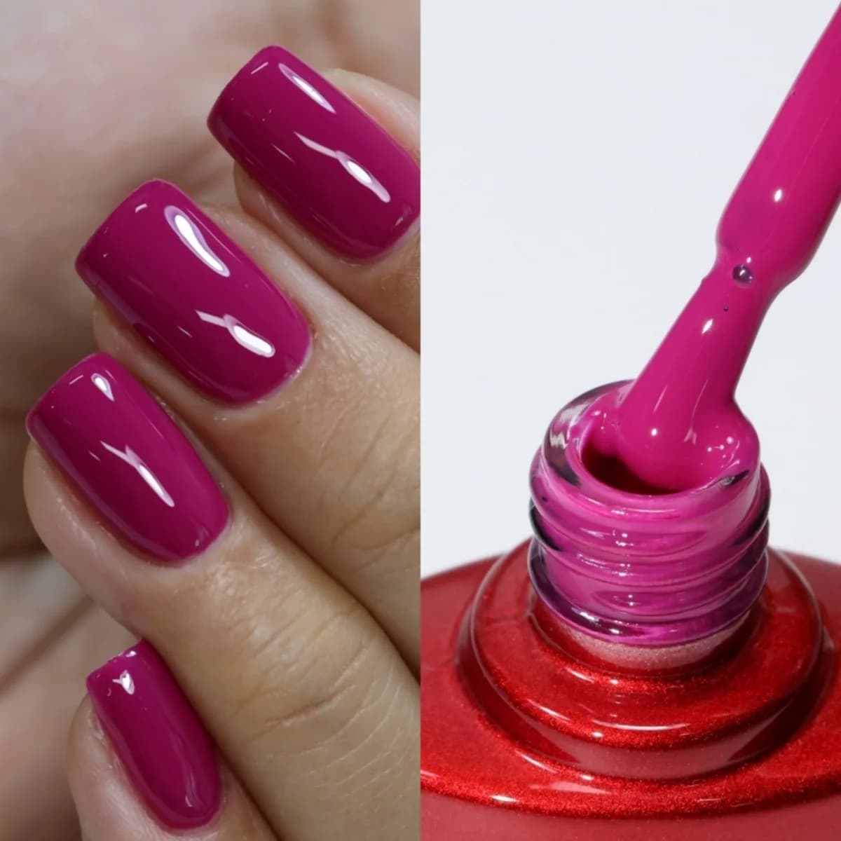 MSHARE 10ml Smalto Gel Base Viola Rosso Camouflage Color Rubber Base Coat per Unghie