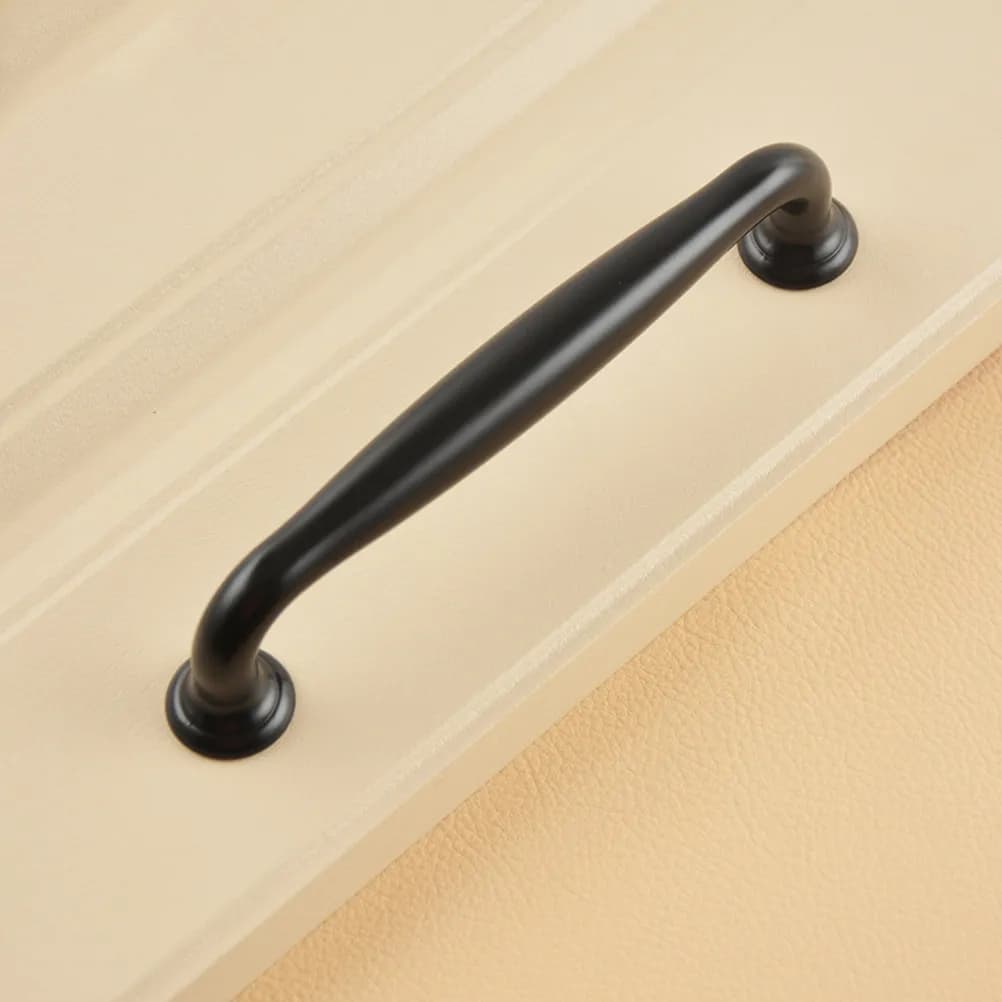 Maniglie per armadietti a foro singolo da 4 pezzi, in lega di alluminio, stile moderno minimalista, maniglie per cassetti, per maniglie per porte di mobili da cucina e bagno