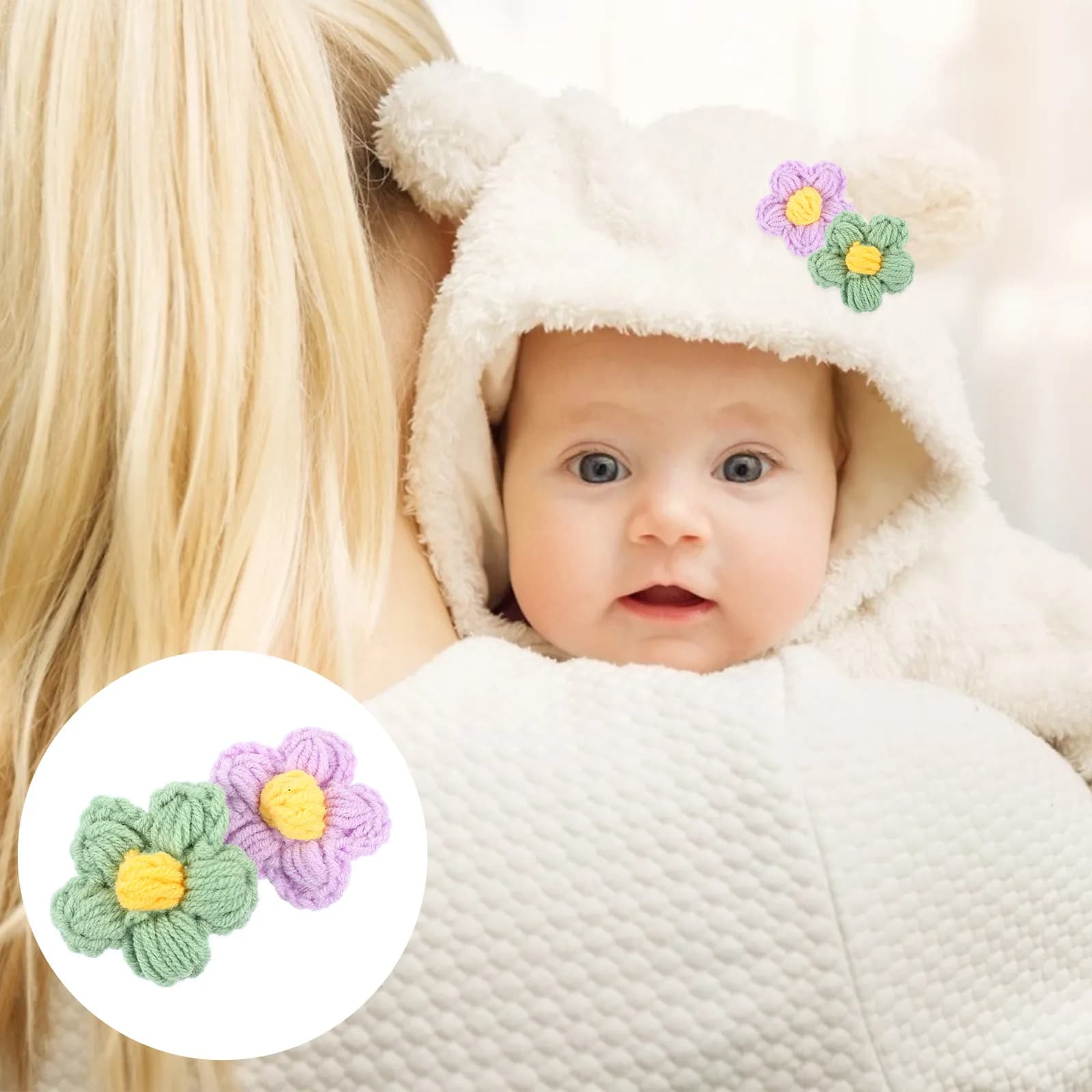 12 Pezzi di Decorazioni Floreali Vibranti all'Uncinetto, Accessori Fai-da-Te per Abbigliamento, Gonne, Jeans, Borse, Costumi da Palcoscenico e Progetti Artigianali