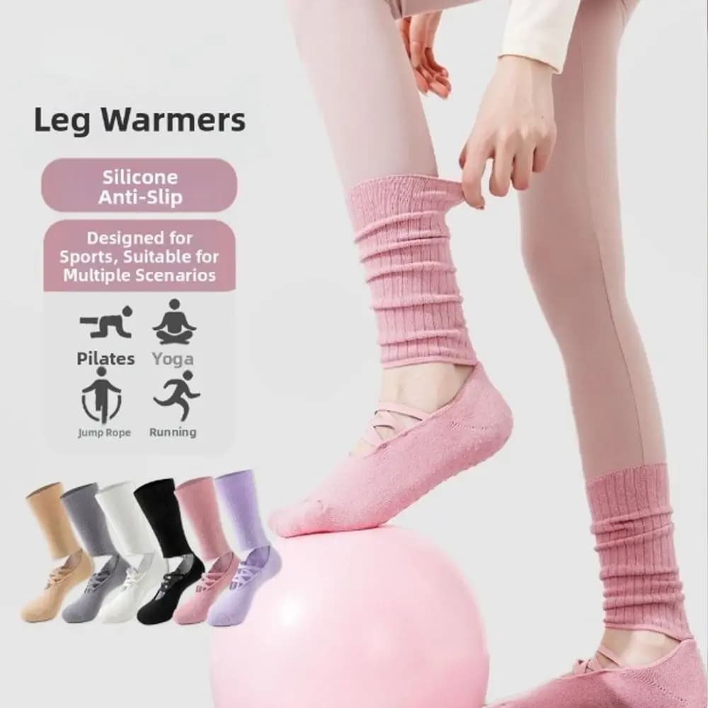 Calzini da pilates in cotone Harajuku Street Calzini con spalline traspiranti Calzini casual antiscivolo con impugnatura a tubo medio Calzini e calzetteria da donna