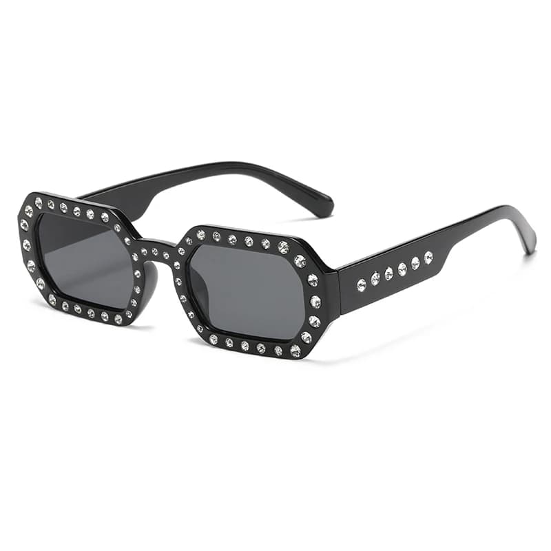 Ciclismo Nuova tendenza della moda Occhiali con strass Personalità Occhiali da sole Donna Ins Occhiali colorati popolari per donna Uomo UV400