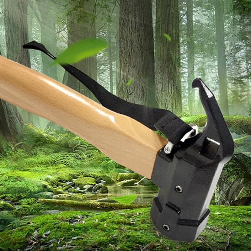 2525 + manico in legno corno di pecora tenda martello per chiodi a terra strumento salvavita martello arrampicata all'aperto tenda da campeggio estrattore per chiodi