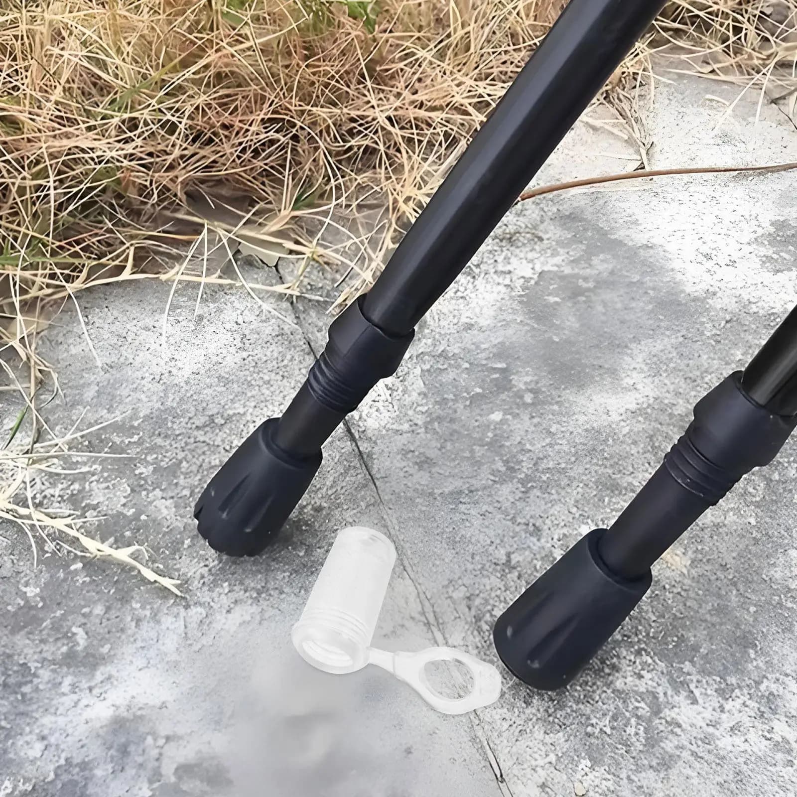 20 Pieces Rubber Toe For Trekking Sticks, Hiking Stick Accessories, Protective Mats Anti-slip Soft