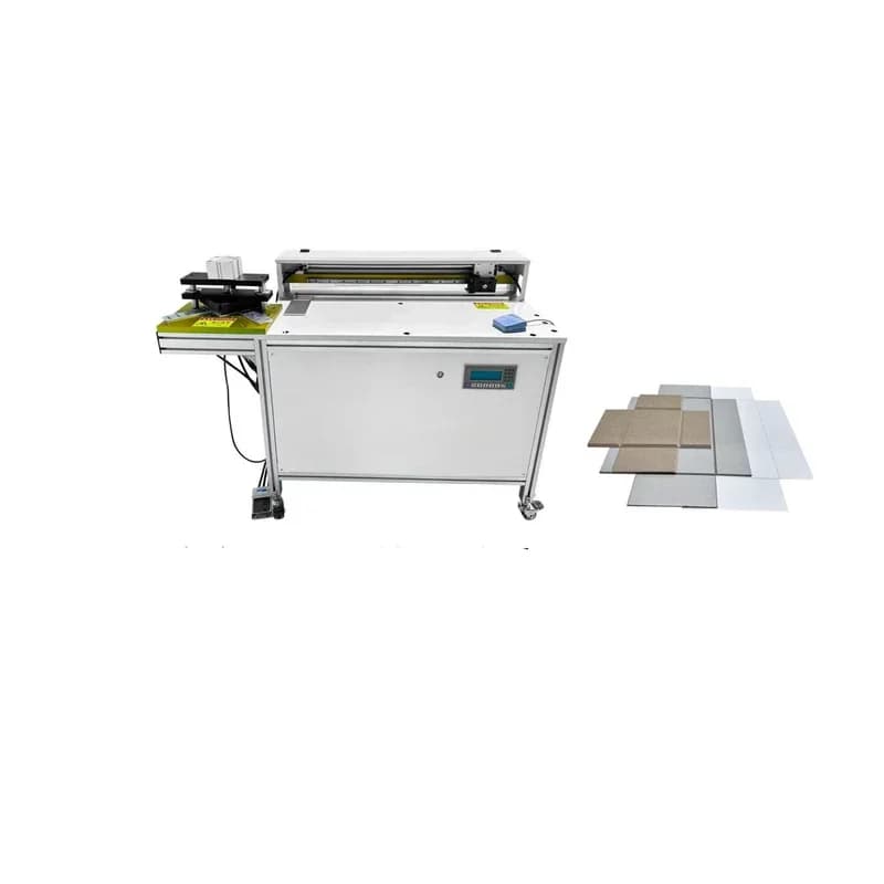 Macchina per Scanalatura a V Pneumatica Manuale 700VP per Cartone Grigio