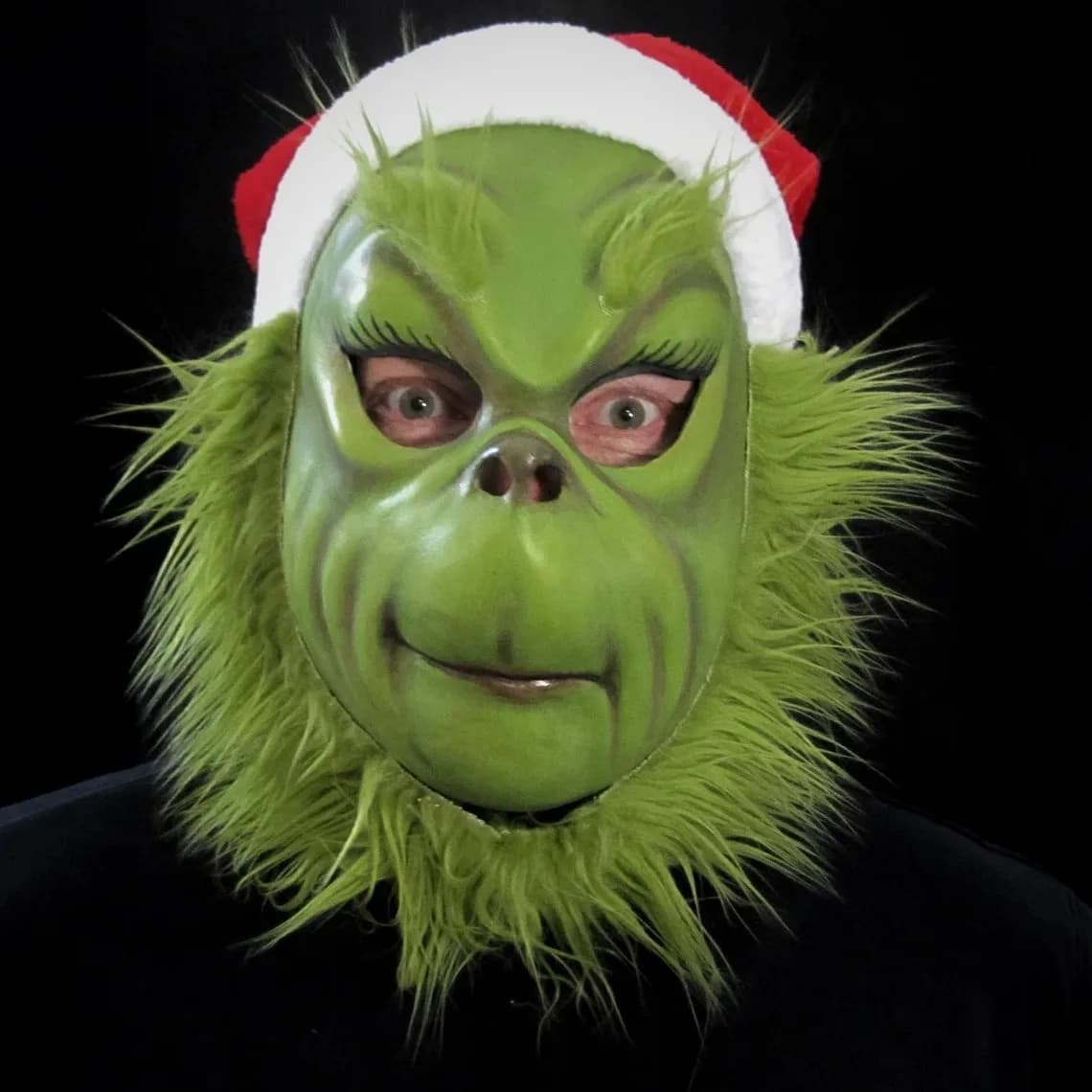 Grinch Mask 2025 Nuovi guanti da mostro natalizi dai capelli verdi Cos Cappello da Babbo Natale The Grinch