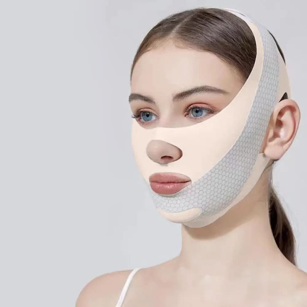 Adjustable sleeping mask to sculpt the face Mask to firm the breathable elastic lifting Skin care Slimming strap V line modeling mask