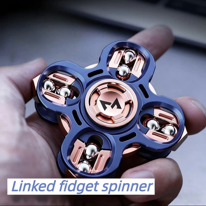 Giocattolo Antistress Portatile, Forcella di Accordatura in Metallo, Fidget Spinner, Giocattoli EDC per Alleviare lo Stress e Migliorare la Concentrazione, Regalo Perfetto per Uomini e Adulti