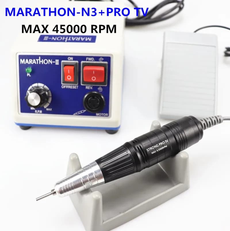STRONG 210 Dental Lab Micromotore Macchina N3 + PRO 45000RPM manipolo dritto contrangolo manipolo