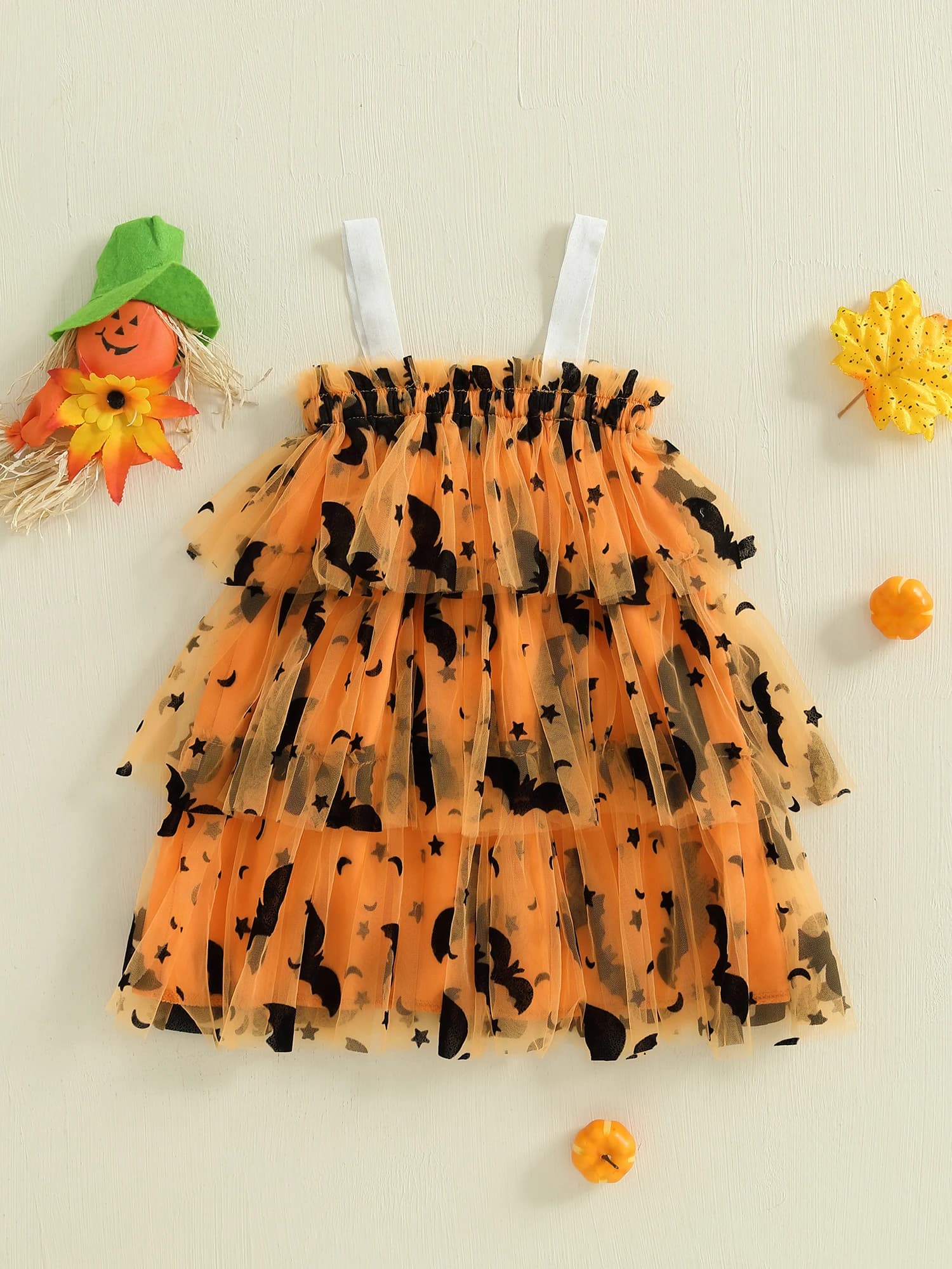 Costume da strega di Halloween per ragazze Abito in tulle viola nero con cappello da strega e manico di scopa Vestito da principessa per bambini carino