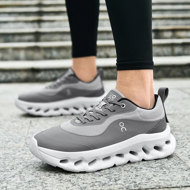 Scarpe da Corsa Marathon per Uomo, Sneakers Traspiranti e Leggere, Comode Scarpe Atletiche Antiscivolo per il Tempo Libero e l'Outdoor
