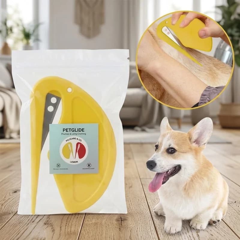 Pet Undercoat Rake for Dogs Grooming Tool Double Sided Dematting Comb for Easy Mats Removal Stainless Steel Pet Hair Yunliwei