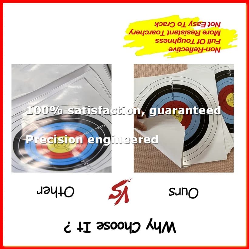 Archery Targets Paper for Backyard, 30Pcs Bow Targets for Hunting & Archery Targets, Target Practice Accessories-A09G