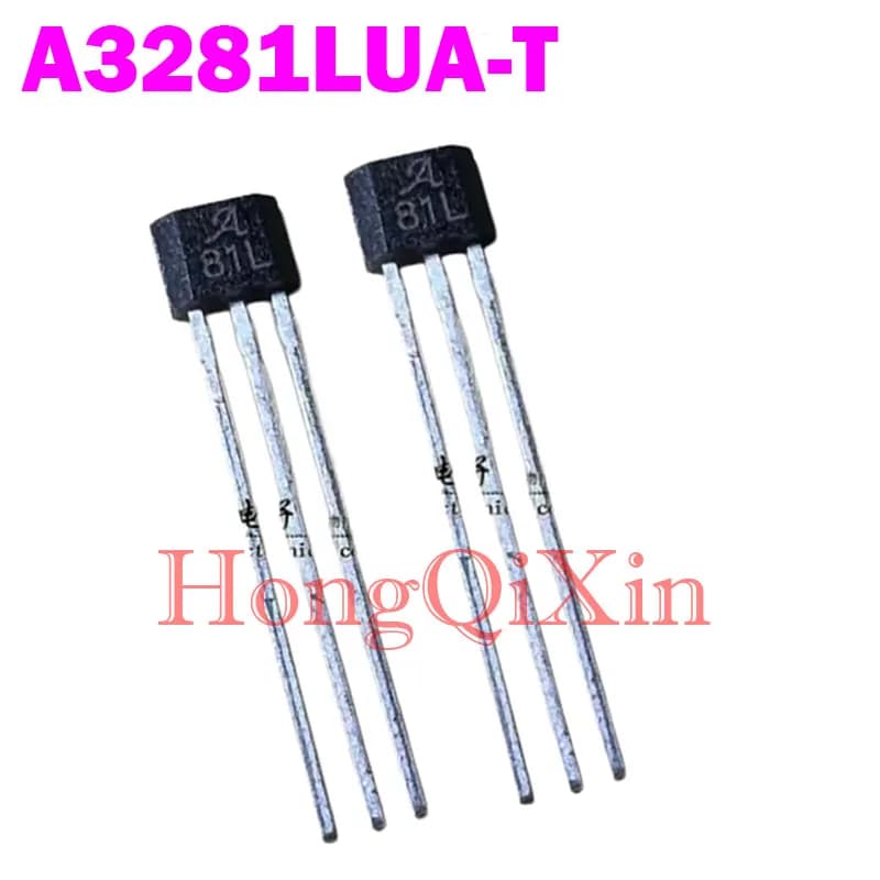 2 pz/lotto Sensore magnetico Hall bipolare a blocco 81L A3281LUA-T, IC a effetto Hall, componente elettronico per Arduino DIY