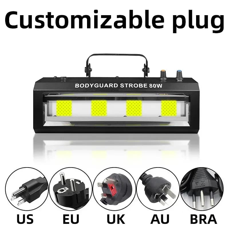 LED 80W Flash Luce stroboscopica Disco Party Show Proiettore Effetto scenico Illuminazione LED effetto light club dj light stage event show