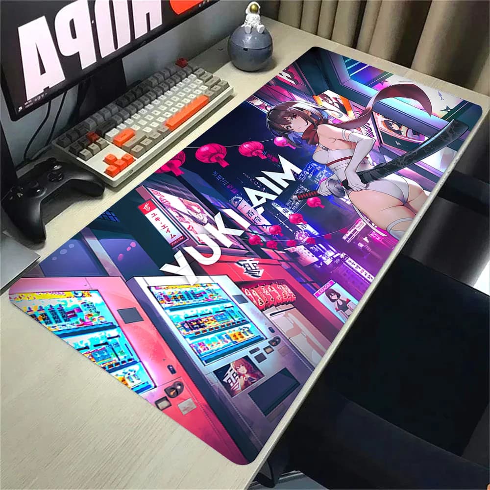 Pro Speed XXL Premium Gaming Mouse Pad Aim Speed Non-Slip Rubber Locking Edge Oversized Desk Mat for PC Gamer Esports Durable