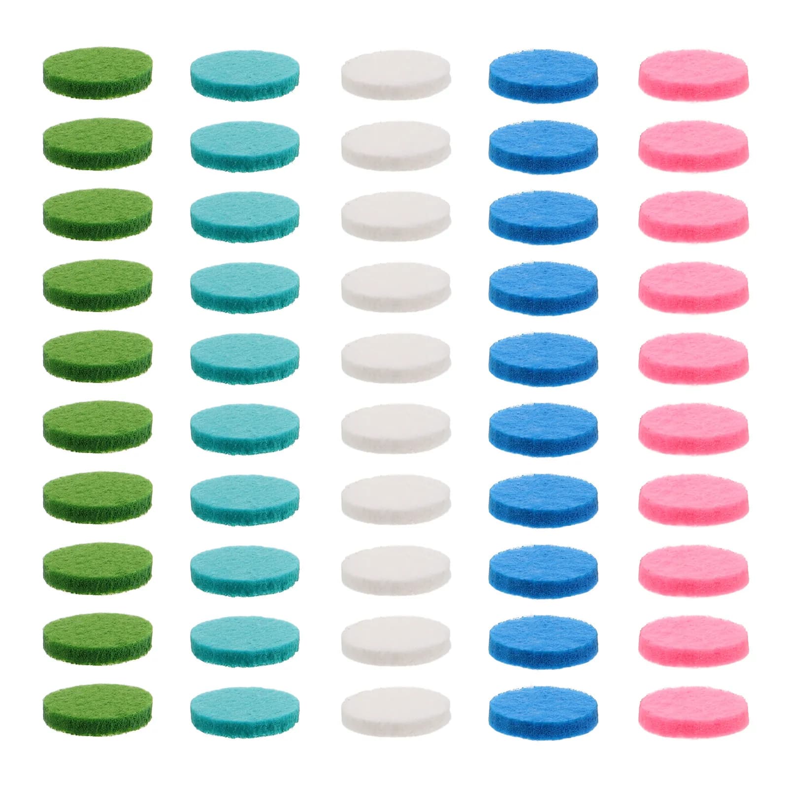 100 Pieces of Cotton Fiber Round Bearings for Essential Oil Diffusers, Pendants and Aromatic Jewelry