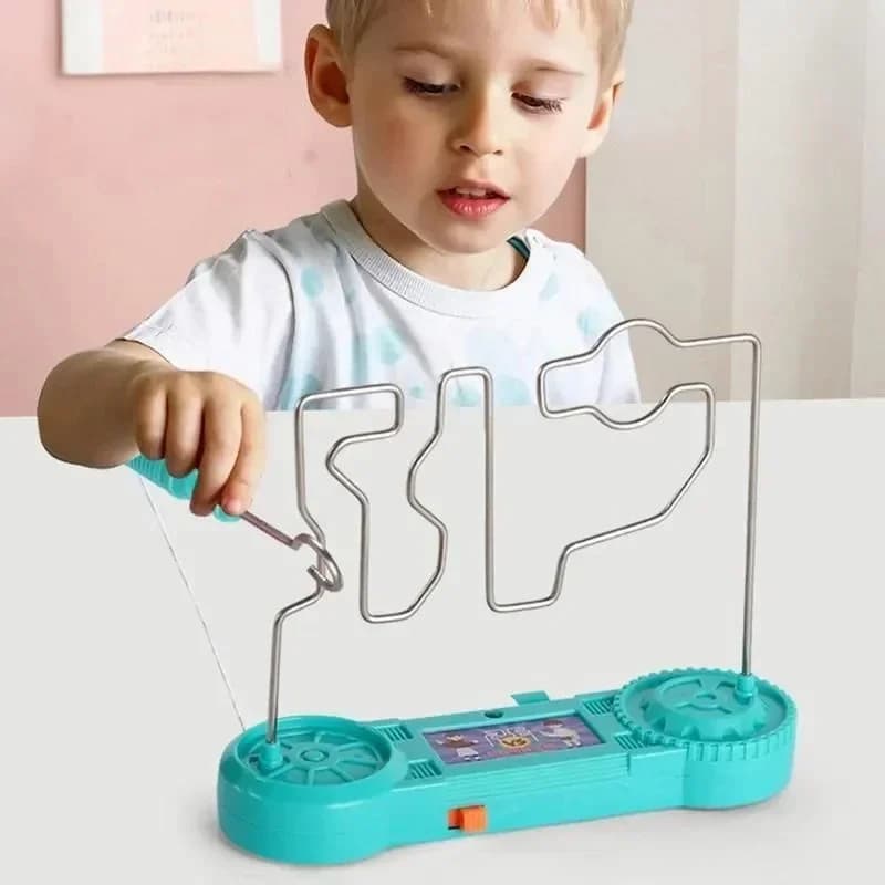 Giocattolo per scosse elettriche per bambini, educazione, labirinto touch elettrico, gioco per feste, gioco divertente, esperimenti scientifici, giocattoli per bambini, miglior regalo