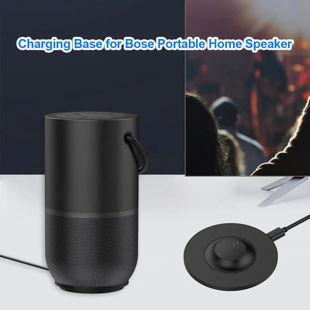 Base di Ricarica da Tavolo, Dock Station USB 5V DC, Caricatore Rapido per Altoparlante Domestico Bose