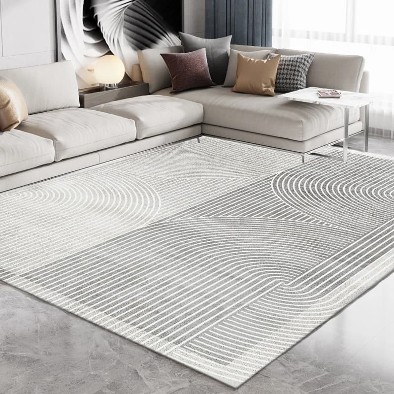 Tappeto per arredamento camera da letto in stile nordico Tappeti per soggiorno semplici Tappeti morbidi e soffici in imitazione cashmere Tappeto per salotto da studio su ampia area