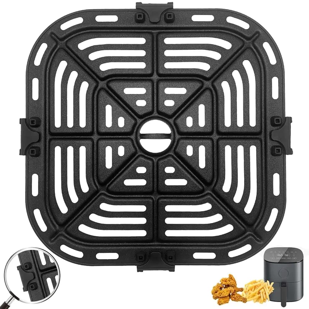 Griglia per friggitrice ad aria COSORI Air Fryer Pro LE 5 Qt, antiaderente, 8,26''*8,26'', ricambio per friggitrice ad aria, accessorio