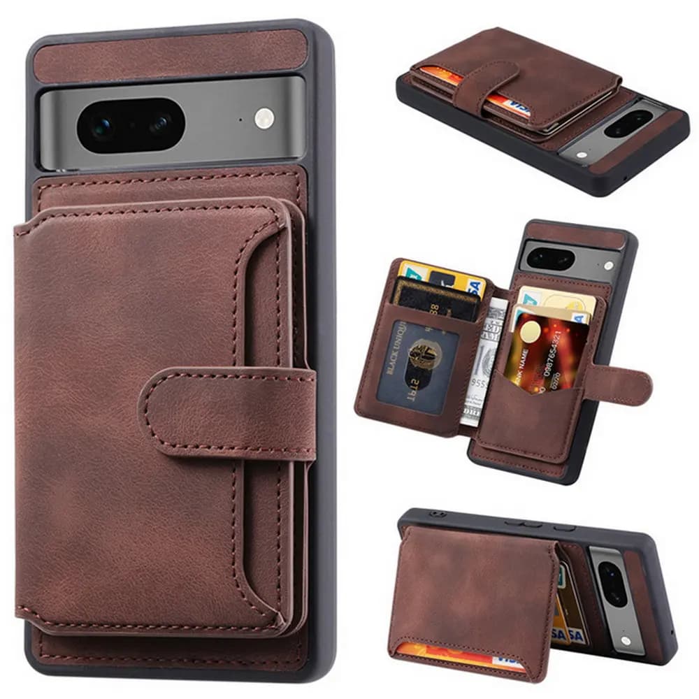 Pixel7 Pixel 6A 7A 8 Pro custodia per blocco RFID con Slot per schede in pelle di lusso per Google Pixel 7 Pro Cover posteriore Pixel 6A 7 A 8Pro custodia Funda