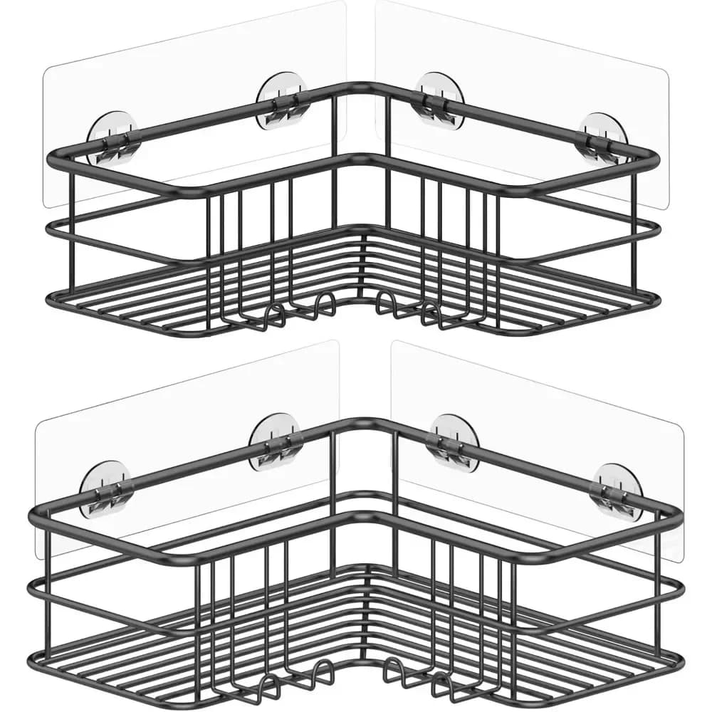 Triangle Love Corner Rack for Kitchen Bathroom Salon Thickened Storage Shelf Durable Hair Tool Organizer Iron