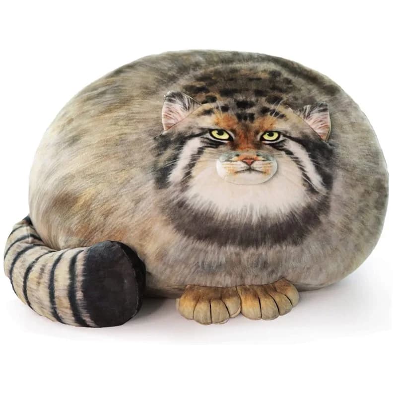 Adorabili giocattoli di peluche ripieni di gatti Pallas da 30 cm - perfetti per cuscini Kawaii per gli amanti degli animali domestici Decorazioni per la camera Regali di compleanno per bambini