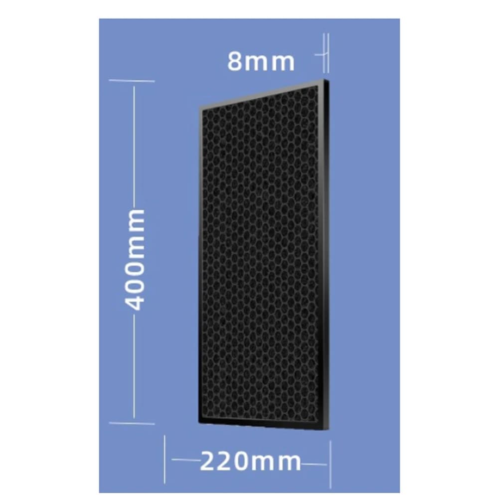 (A14E) 3 pezzi adatti per filtro purificatore d'aria Sharp KC-D50 KC-E50 KC-F50 Filtro HEPA Filtro a carbone attivo