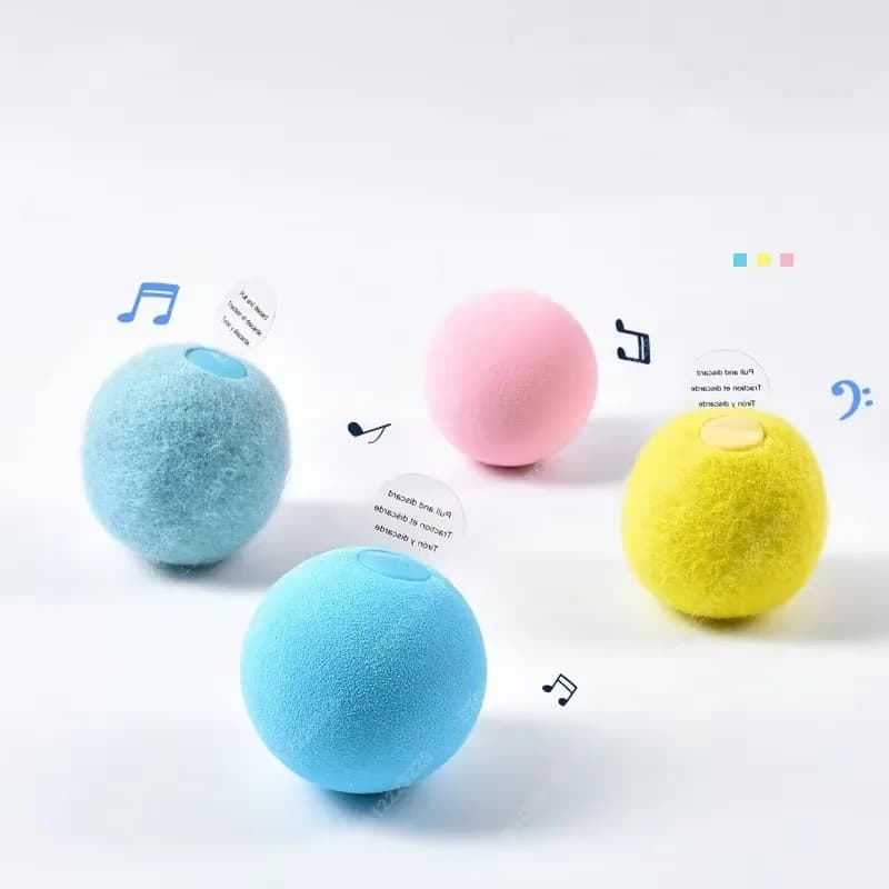 Youpin Smart Cat Ball Toys: Pallina Interattiva con Erba Gatta per Gatti, Giocattolo Sonoro per Addestramento e Gioco, Accessori per Animali Domestici