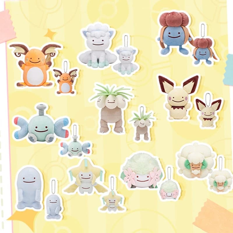 Genuine Ditto Transform Series Blind Box Gloom Magnemite Exeggutor Jirachi Anime Figure Pikachu Mystery Box Model Ornament Gift