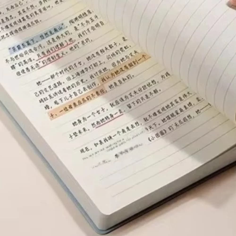 Quaderno con superficie in pelle A5 di grandi dimensioni Quaderno semplice per studenti Forniture per ufficio educative culturali di livello universitario