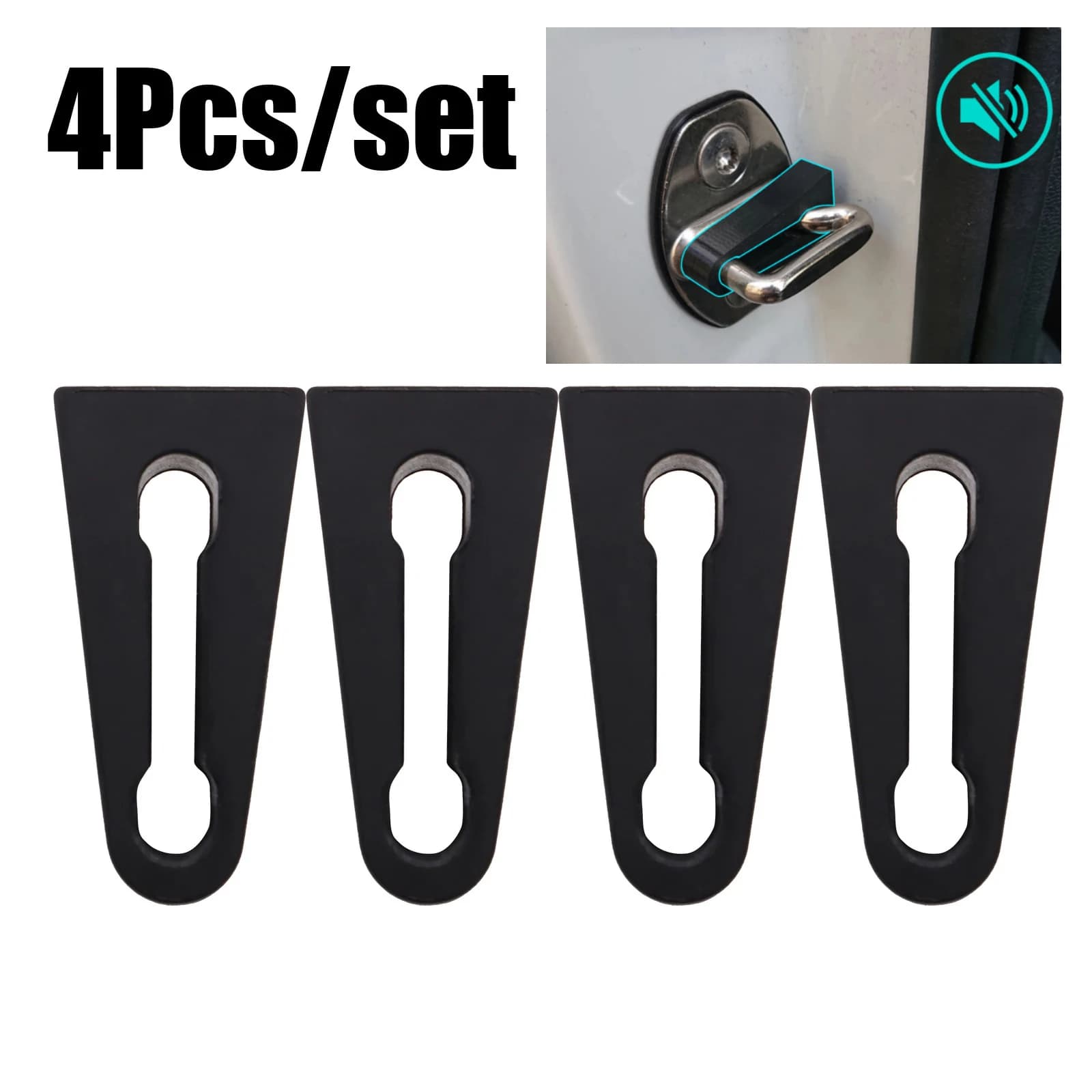 Tappo Ammortizzatore Isolante per Serratura Porta Skoda Fabia Kodiaq Octavia Rapid Superb Yeti - Insonorizzazione e Silenziamento