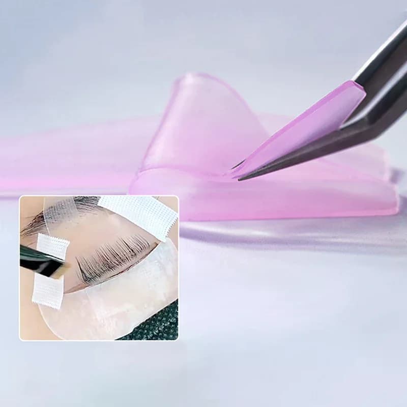 1 Ultra Silicone Bearings Paio for Permanent Eyelashes, 3D Eyelash Lifting Shields, Curling Accessories, Makeup Tool