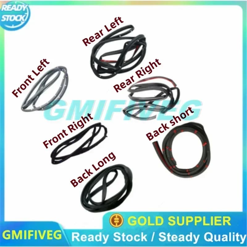 Striscia di tenuta in gomma per portiera auto per Mitsubishi Montero Pajero 2 MK2 1990-2004 Striscia di tenuta per porta Guarnizione MR120676 MR120677