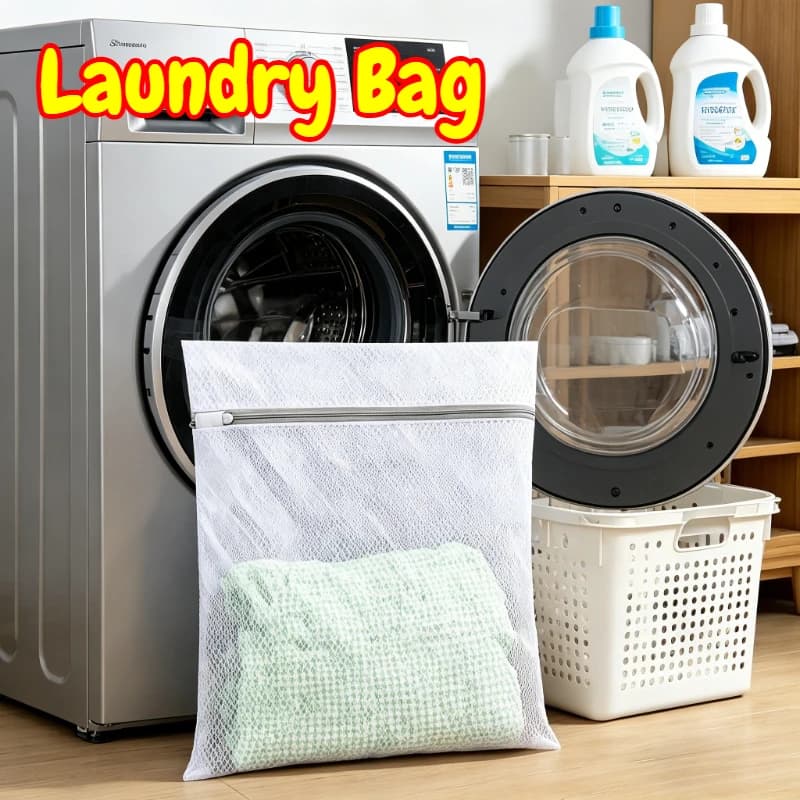 Sacchi per bucato in rete fine senza piombo con cerniera robusta per capi delicati, 3 sacchi resistenti per lavaggio, proteggono i vestiti in lavatrice