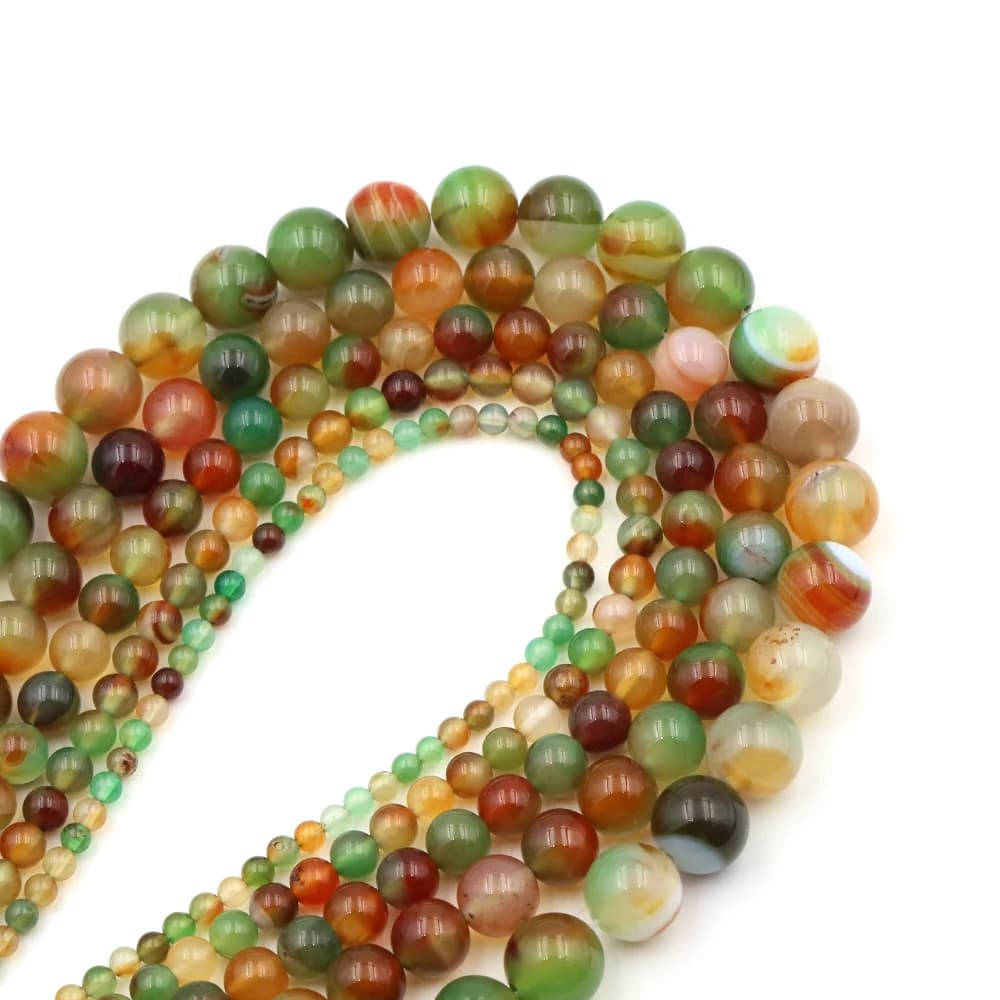 Natural Color Peacock Agates Round Loose Spacer Beads for Jewelry Making DIY Bracelet Necklace Crafts Accessories 4 6 8 10MM