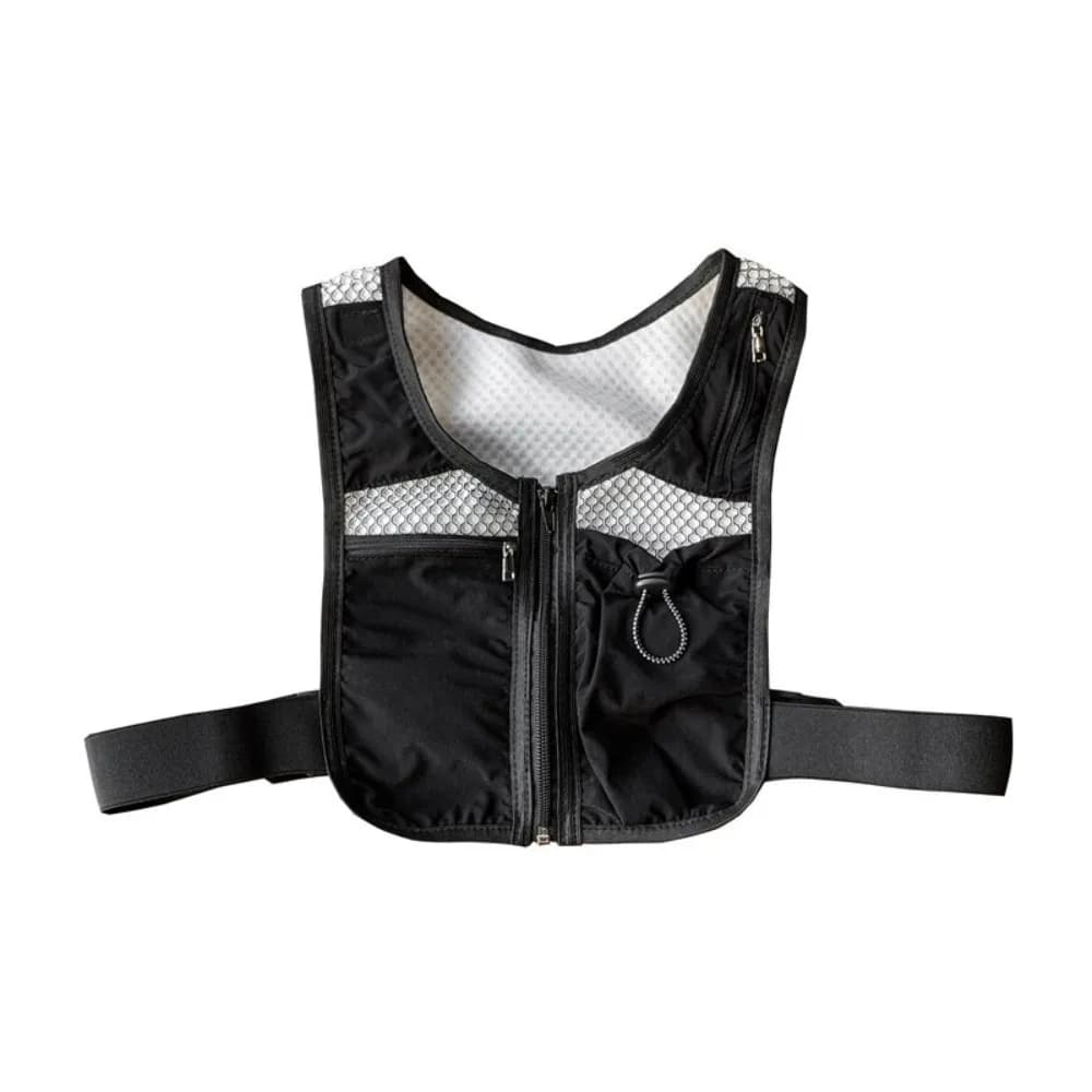 Reflective Running Vest with Pockets, Waterproof, Adjustable, Multifunctional Hydrating Bag and Practice