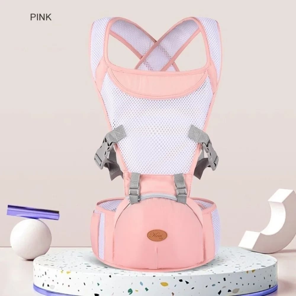New 2 in 1 Waist Stool Ergonomic with Hip Seat Carrier Detachable Breathable Mesh Infant Hipseat for Outdoor